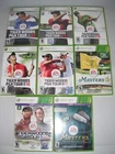 Tiger Woods PGA Tour 07, 08, 09, 10 11, 12, 13, 14 Golf Bundle Xbox 360 Lot of 8
