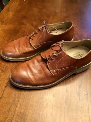 Wolverine 1883 Brown Leather Lace-Up Oxford Shoes , Men display picture 3