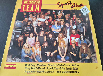 THE EUROPEAN TEAM - Sport Alive 12'' MAXI VINYL / MAUSOLEUM - SPORT 83100 / 1985