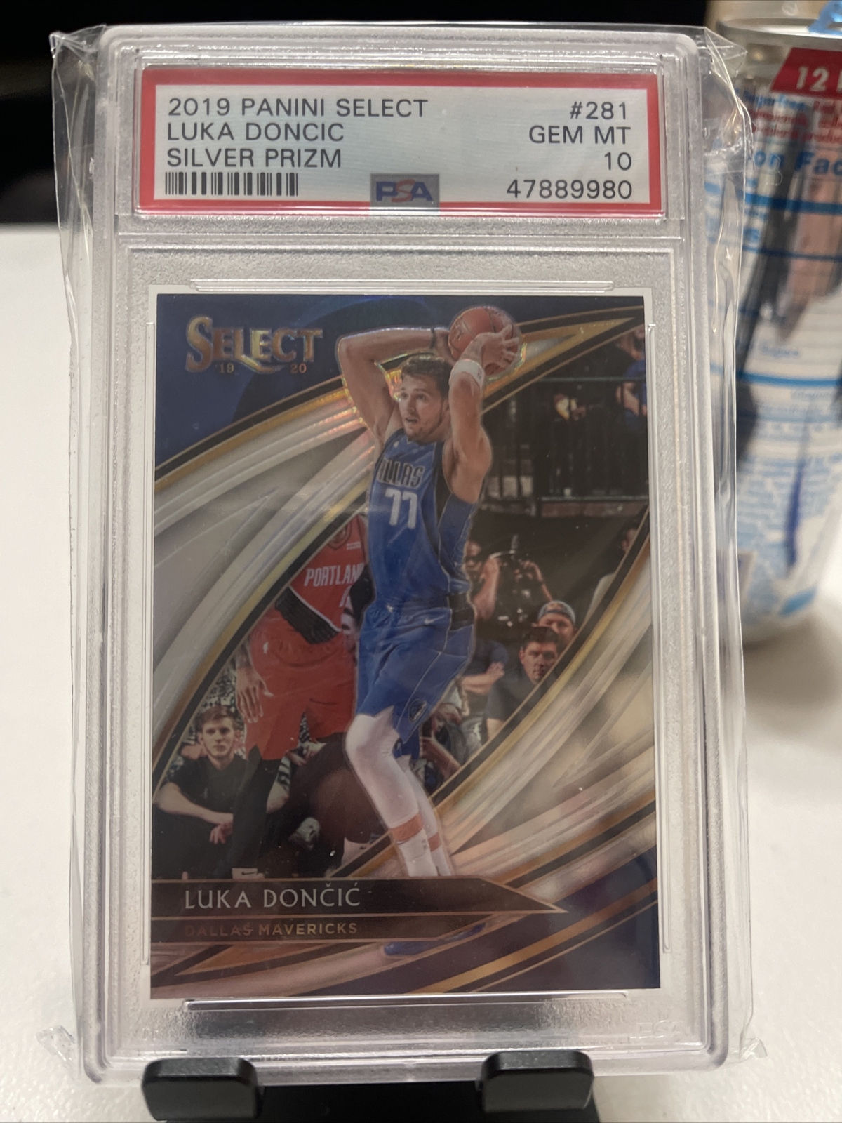 2019 Panini Select Courtside LUKA DONCIC Card #281 PSA 10 GEM MINT!!! Silver Wow