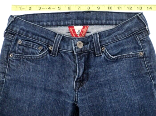 Lucky Brand Dungarees Gene Montesano Women's Jeans 0/25 Zoe Flare Reg Inseam - Picture 11 of 12