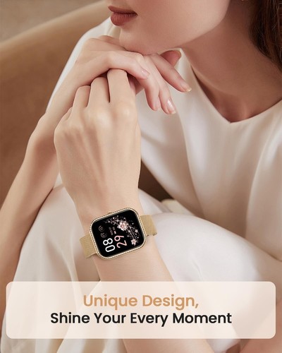 Montre Connectée Smartwatch Appel Bluetooth 130+ Modes Sport Cardio SpO2 Sommeil - Photo 3/8