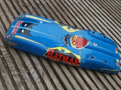 Jouet Batmobile Aoshia 1960's - Métal - Rare - Japon