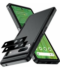 Compatible With Google Pixel 7 Case Heavy Duty Full-Body Shockproof Black NEW