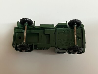 vintage 1959 MATCHBOX 71A AUSTIN ARMY WATER TRUCK in Original B5