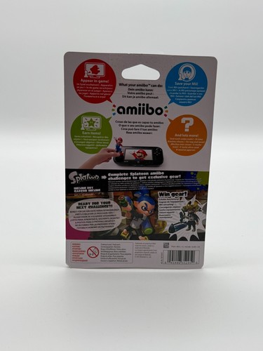 Splatoon Inkline Boy Garcon Inkling Amiibo 3DS Wii U Switch Neu & Unbenutzt - Bild 6 von 6