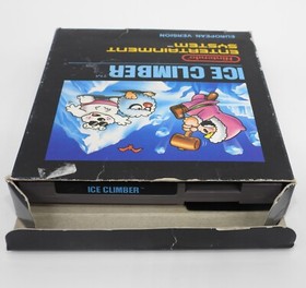 ICE CLIMBER. Bienengr&auml;ber.   Kleine OVP  Nintendo  NES Spiel    GETESTET