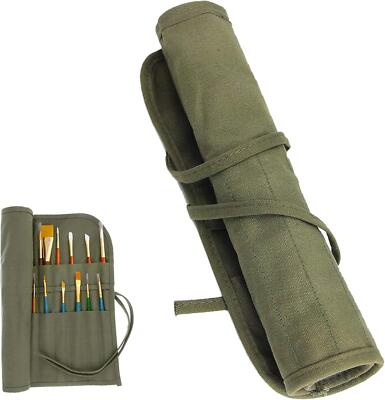 22 Fächer Pinsel Aufbewahrung Pinsel Rolle Leinwand Tasche, Pinsel Halter Leinwand
