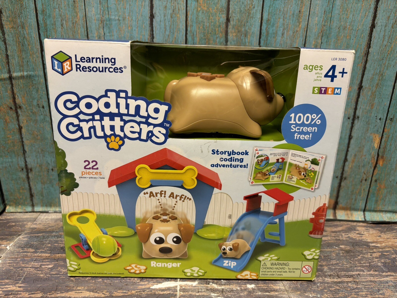 Learning Resources Coding Critters Ranger & Zip Interactive STEM Pet Toy for Kids-image