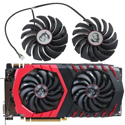 2PCS PLD10010S12HH DC12V 0.40A 4PIN for MSI RX470 480 570 580 GTX1080Ti 1080 ...