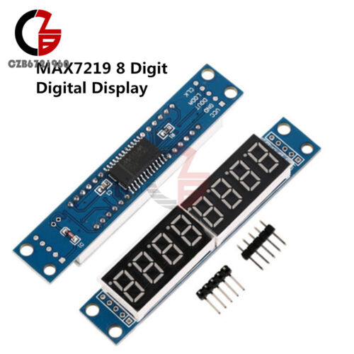 MAX7219 8-Digit LED Display Red 7 Segment Digital Tube For Arduino Raspberry Pi - Picture 4 of 14