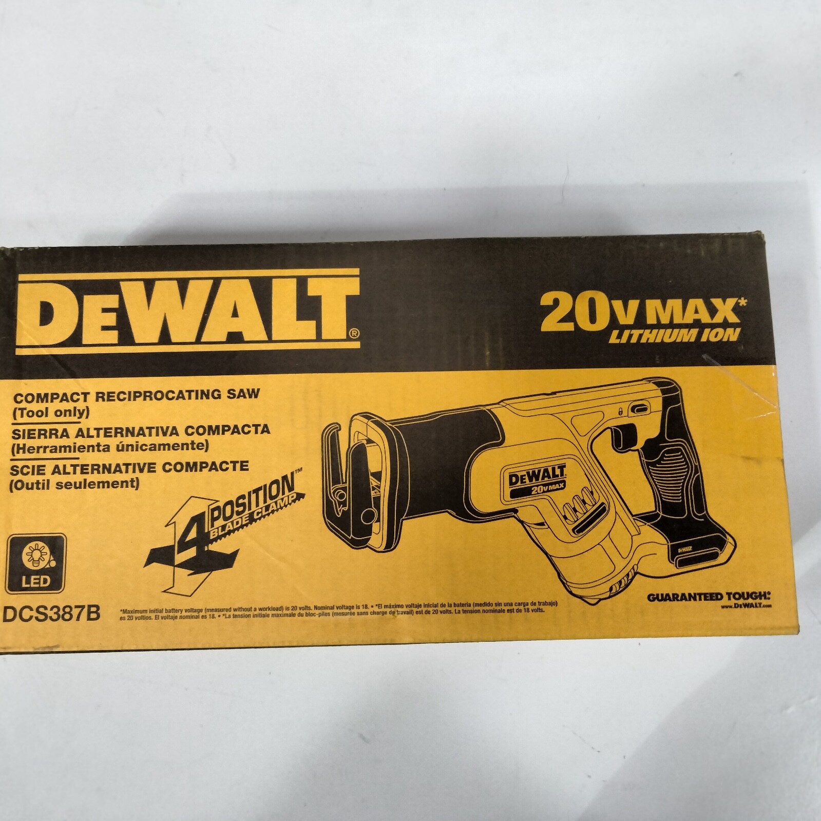 Image of DeWalt DCS387 cordless reciprocating saw at Best Buy