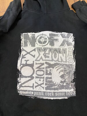 Vintage NOFX Zipped Hoodie XL | eBay