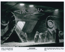 TIM DONALDSON signed Autogramm 20x25cm STAR WARS in Person autograph COA JAWA