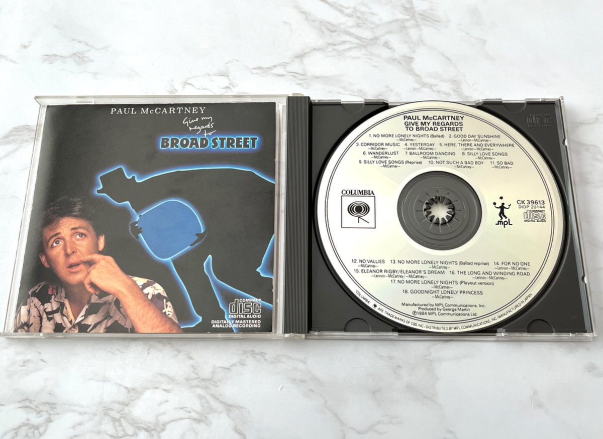 Paul McCartney Give My Regards To Broad Street CD JAPAN PRESS
