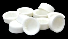 Hex Head Bolt Nut Cover for 7/16" Wrench or Socket White PD#7/16-100 Set of 10