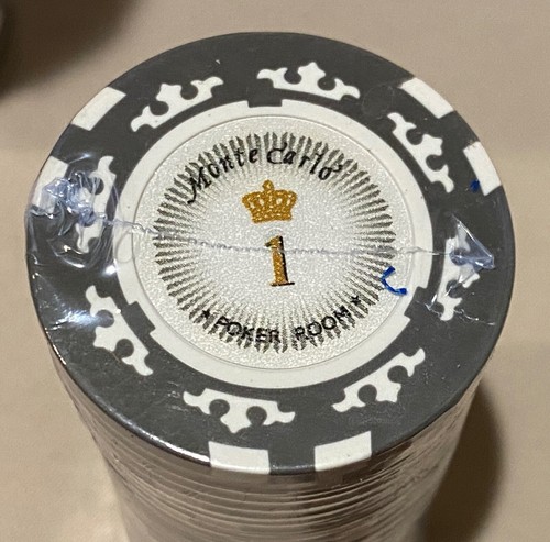 50 Monte Carlo Poker Room U Choose Color Poker Chips Casino Chips NEW - Picture 7 of 11