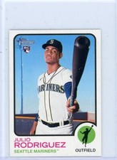 2022 Topps Heritage Mini Rookie #700 Julio Rodriguez No 56 of 100