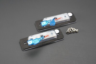 BMW E30 LED License Plate Lights x2 Set + SS Screws E12 E23 E24