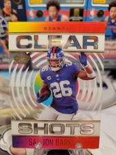 2021 Panini Illusions Clear Shots SAQUON BARKLEY New York Giants #CS-7