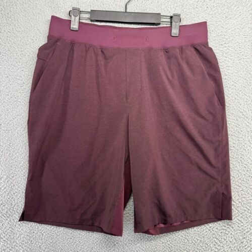 Lululemon Shorts Men's Large Red T.H.E. The Active Linerless Athletic Pockets