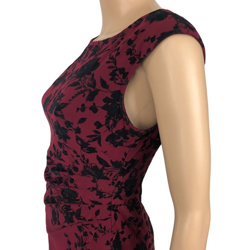 Jessica Howard Velvet Floral Print Brocade Formal Party Dress 4 Whimsigoth Y2K - Picture 5 of 9