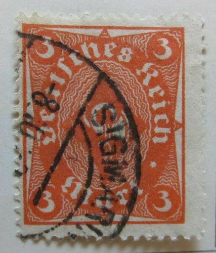 A6P45F180 Germany 1922-23 3m used
