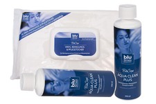 2 x Blu Times Konditionierer Aqua Clean plus a 250 ml,Vinylreinigungstücher 