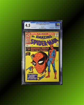 Amazing Spider-Man Annual #2: CGC 4.5, seltene UK Preisvariante! (1965)