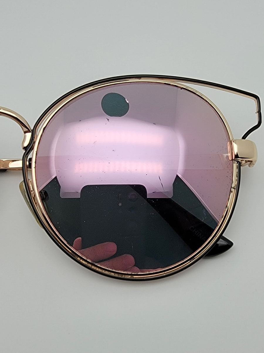 サングラス ^ONE BRILLIANT^ KayleeOB494Brown Kaylee-OB494-Brown Lucky Brand Kelsey Gold Frame Pink Flash Mirror Lens Cat Eye