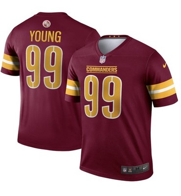 Chase Young Washington Commanders Nike Legend Player Performance Jersey NWT