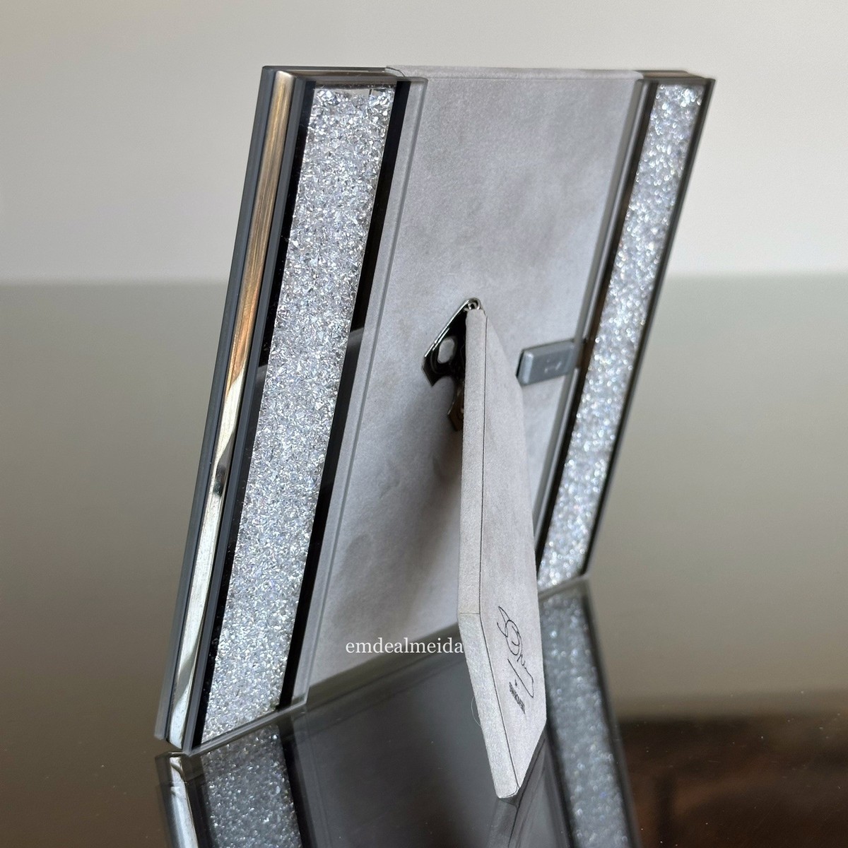Swarovski Crystal Silver Tone Starlet Crystalline Picture Frame