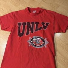 Vintage 90s UNLV Rebels Single Stitch Shirt USA Made Sz Lg University