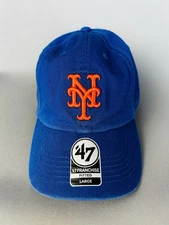 New York Mets ‘47 Brand LARGE Fitted Franchise Hat Baseball Cap NEW With Tags