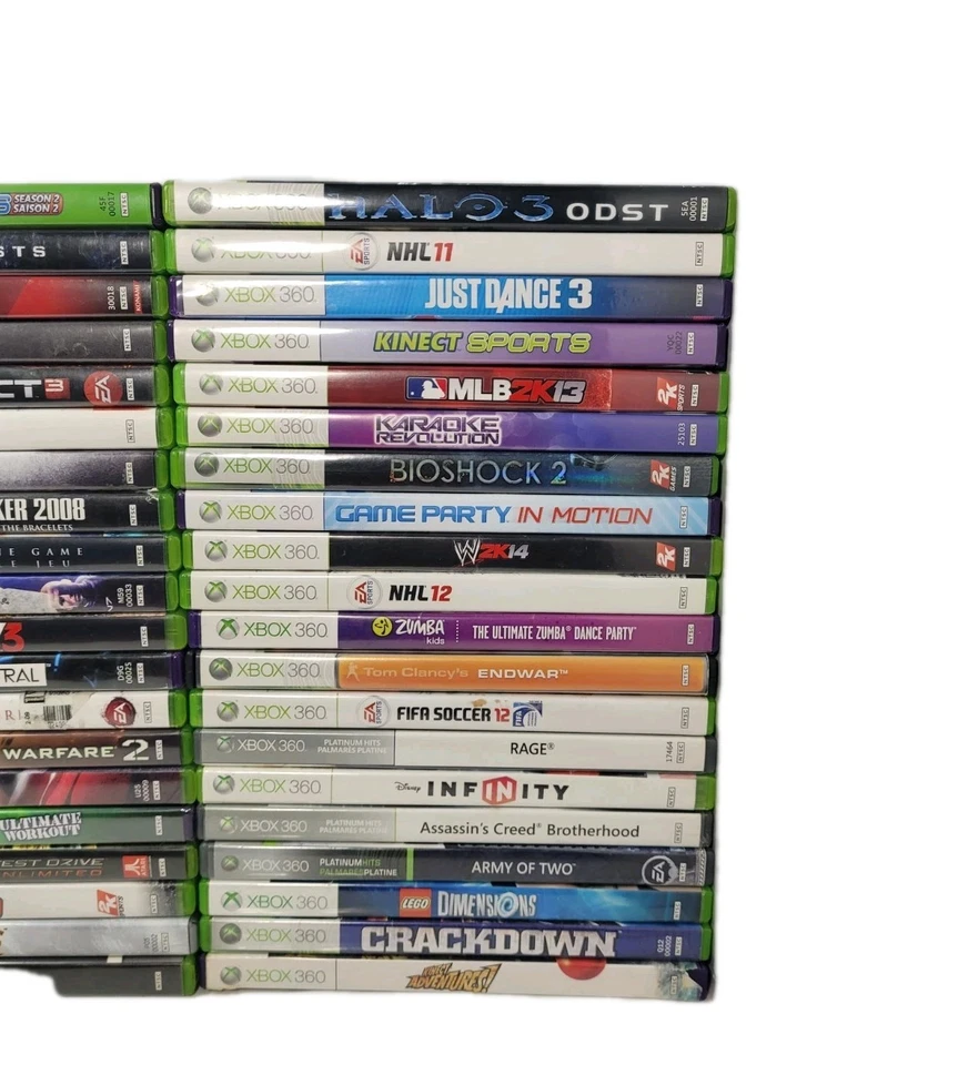 Lot Of 40 Assorted Microsoft Xbox 360 Original Video Games Assorted - Изображение 3 из 4