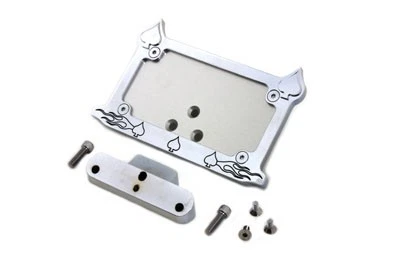 Lámpara trasera y soporte para matrícula estilo pala se adapta a Harley Davidson Foto 2 de 3