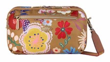 Oilily Sutton Shoulder Bag Umhängetasche Tasche Bistre khaki bunt Neu