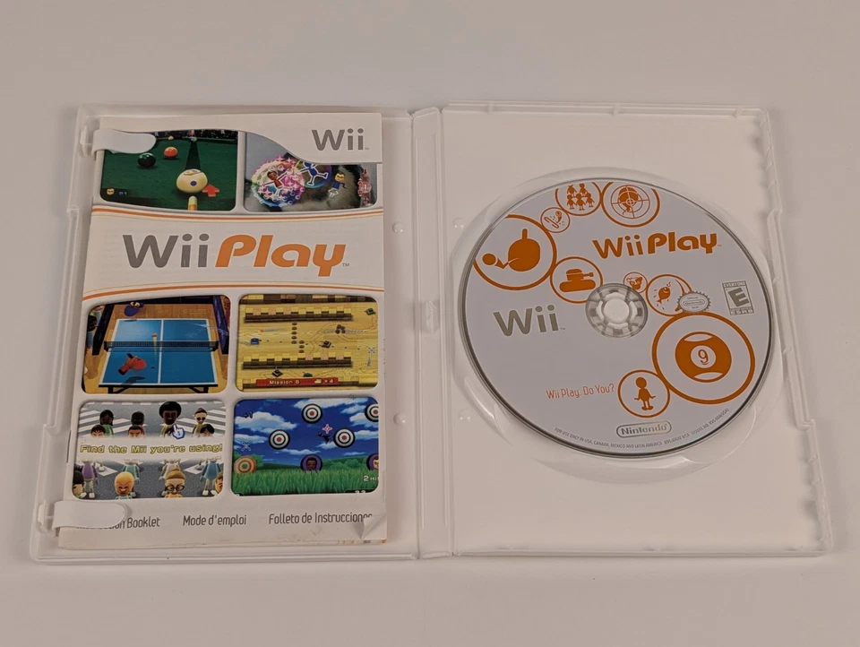 Wii Play Sports Games (Nintendo Wii, 2007) ➡️CIB  - Tested - Near Mint 📀! - Image 3 of 4