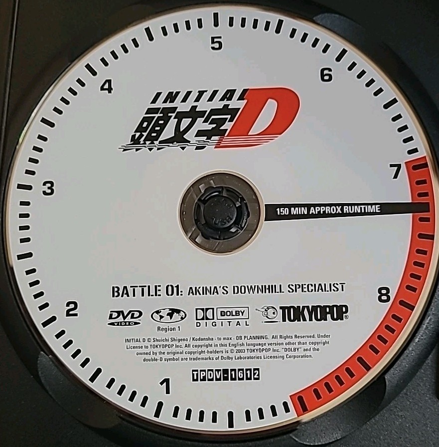 Initial D TokyoPop DVD 1 &2 AE86, FD3S | eBay