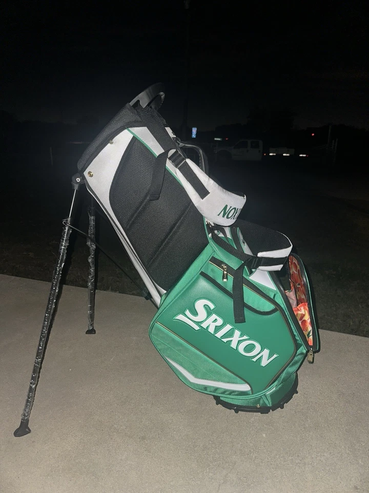 NUEVA Bolsa de Golf Srixon Edición Limitada 2024 Spring Masters Stand 4 Vías Verde Blanco Foto 2 de 4