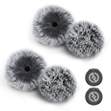 4-Pack Windscreen for Hollyland Lark M2 Wireless Microphone Transmitters -