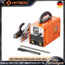 HITBOX Ultra Mini 2IN1 Inverter Schwei&szlig;ger&auml;t DC MMA/ LIFT TIG Schwei&szlig;ger&auml;t DE