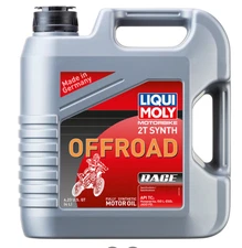 Liqui Moly 2T Synthetic Race Oil 20180 2 STROKE OIL MOTORCYCLE SNOWMOBILES