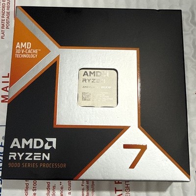 AMD Ryzen 7 9800X3D 8 Core 4.70GHz OC AM5 Boxed Processor