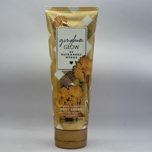 BATH & BODY WORKS GINGHAM GLOW ULTIMATE HYDRATION BODY CREAM 8 OZ NEW