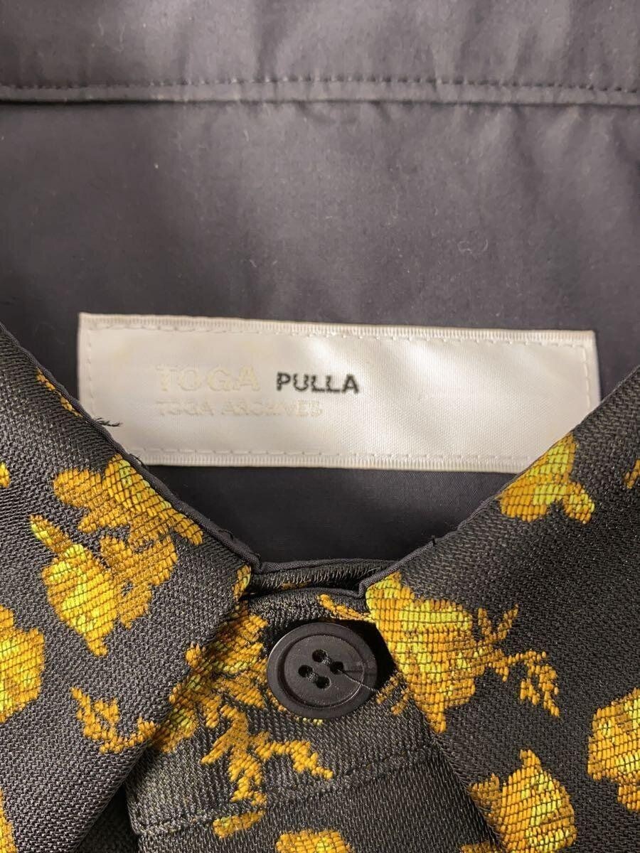 TOGA ARCHIVES altra giacca 36 poliestere nero motivo fiori TP21 FJ232 usata