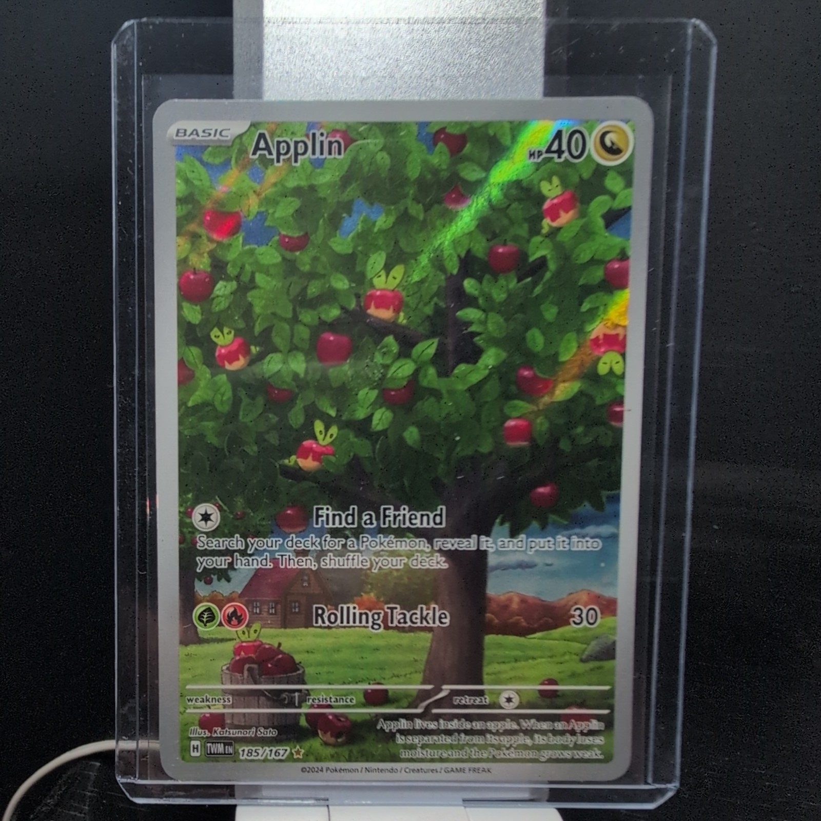 2024 Pokemon Twilight Masquerade Applin #185/167