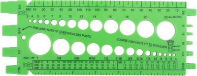 #ad #ad NUT AND BOLT GAUGE $19.90