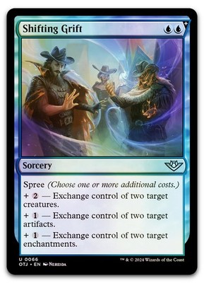 Shifting Grift #66 (Foil) (NM) Thunder Junction OTJ Magic MTG