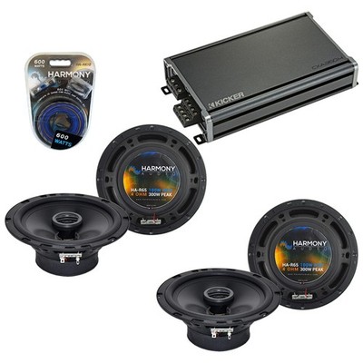 Fits Infiniti M45 2004-2005 Speaker Replacement Harmony (2) R65 & CXA360.4 Amp